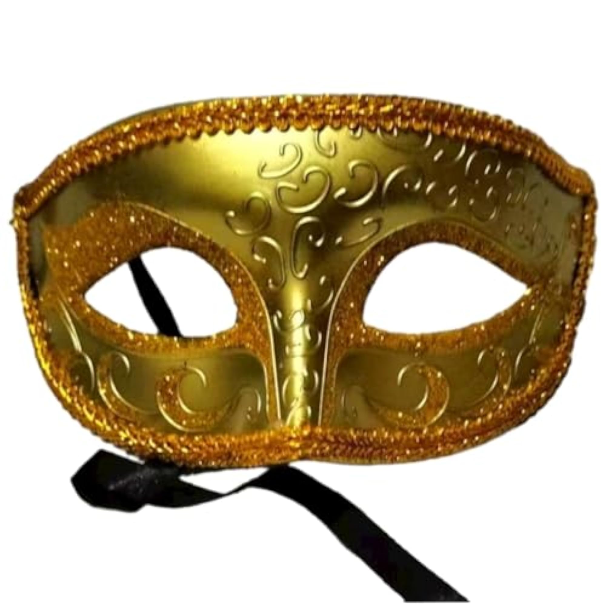 Gold Masquerade Mask Eye Mask for Prom and Carnival